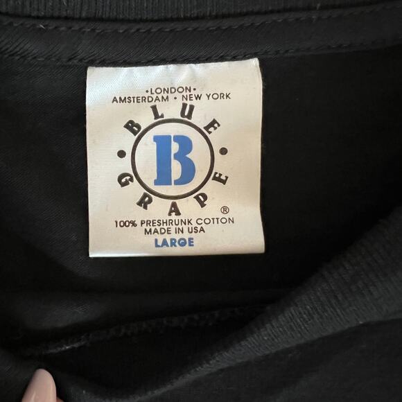 Rare Vintage 1998 Buffy the Vampire Slayer Promo T-Shirt BTVS Cast Blue Grape - Picture 4 of 8